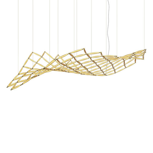 Lampada a sospensione - Uebu - Tokio furniture & lighting - in ottone / in vetro / contemporanea