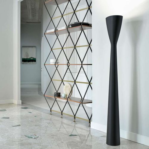 Lampada da terra - Carrara - LUCEPLAN - in poliuretano / contemporanea / con cavo