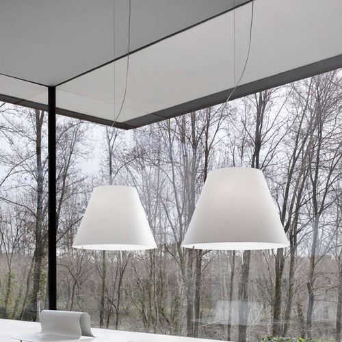 Lampada a sospensione - Grande Costanza  - LUCEPLAN - in alluminio / in policarbonato / contemporanea