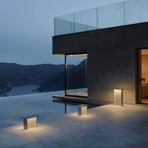 Lampioncino per uso residenziale - Fienile - LUCEPLAN - contemporaneo / in alluminio / in policarbonato