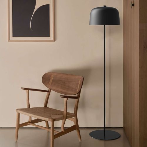 Lampada da terra - Zile - LUCEPLAN - in acciaio / in bioplastica / contemporanea
