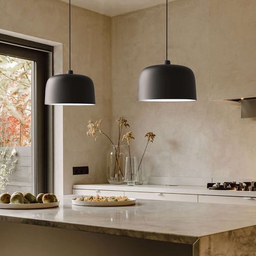 Lampada a sospensione - Zile - LUCEPLAN - in acciaio / polimerica / contemporanea