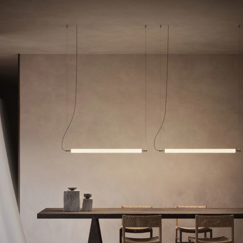 Lampada a sospensione - HONO - LUCEPLAN - in metallo / in alluminio / in cotone
