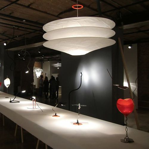 Lampada a sospensione - FLOATATION - INGO MAURER - in metallo / in ferro / in carta giapponese