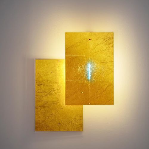 Applique contemporanea - 24 Karat Blau Flat - INGO MAURER - da interno / in vetro acrilico / in oro