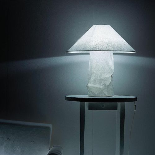 Lampada da tavolo - LAMPAMPE - INGO MAURER - in metallo / in carta giapponese / design