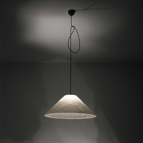 Lampada a sospensione - KNITTERLING - INGO MAURER - in metallo / in plastica / in carta giapponese