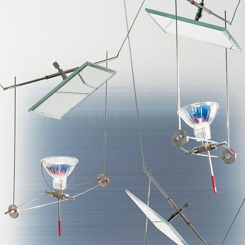 Lampada a sospensione - YAYAHO ELEMENT 2 - INGO MAURER - in metallo / in vetro / in plastica