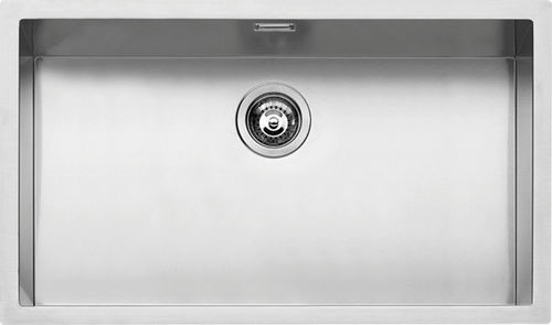 Lavello a 1 vasca - 1X7040I - F.lli Barazza Srl - senza gocciolatoio / in acciaio inossidabile / da incasso