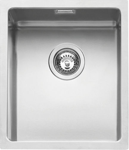 Lavello a 1 vasca - 1X3440I - F.lli Barazza Srl - senza gocciolatoio / in acciaio inossidabile / da incasso