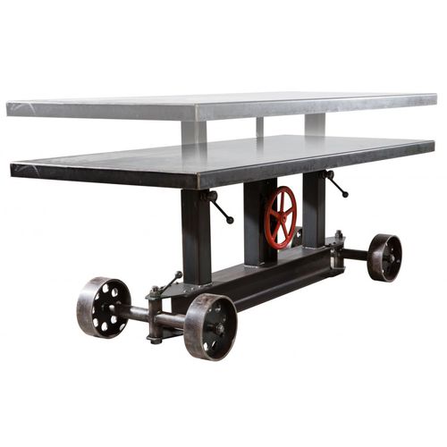 Tavolo design industriale - SL-015 - Waterman Meubelen B.V. (Sturdy-Legs) - in rovere / in faggio / in acero