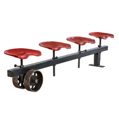 Panca design industriale - SL-115 - Waterman Meubelen B.V. (Sturdy-Legs) - in acciaio / senza schienale / senza braccioli