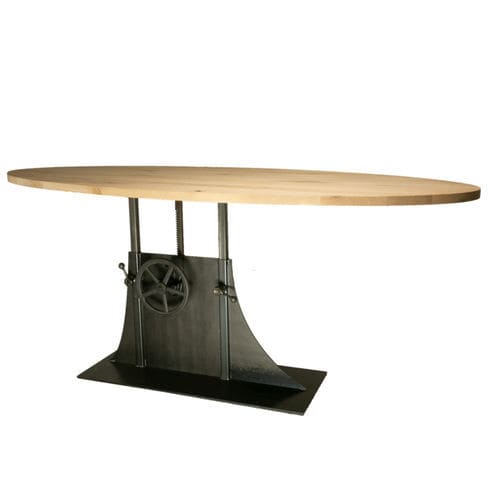 Tavolo design industriale - SL-043 - Waterman Meubelen B.V. (Sturdy-Legs) - in rovere / in faggio / in acero