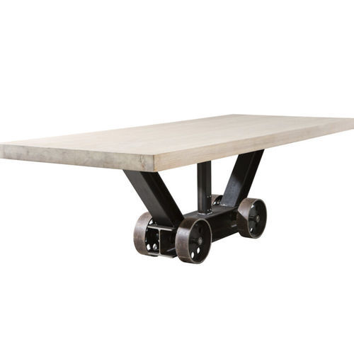 Tavolo design industriale - SL-017 - Waterman Meubelen B.V. (Sturdy-Legs) - in rovere / in faggio / in acero