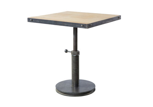 Tavolo da bistrot design industriale - SL-027 - Waterman Meubelen B.V. (Sturdy-Legs) - in rovere / in faggio / in noce americano
