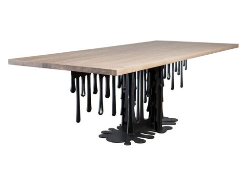 Tavolo design industriale - SL-037 - Waterman Meubelen B.V. (Sturdy-Legs) - in rovere / in faggio / in noce americano