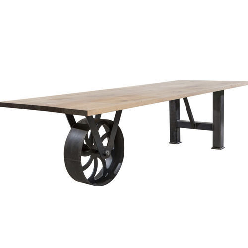 Tavolo design industriale - SL-019 - Waterman Meubelen B.V. (Sturdy-Legs) - in rovere / in frassino / in faggio