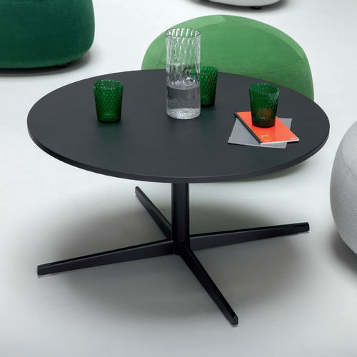 Tavolo d'appoggio contemporaneo - AUKI - Lapalma - in legno / in HPL / con supporto in metallo
