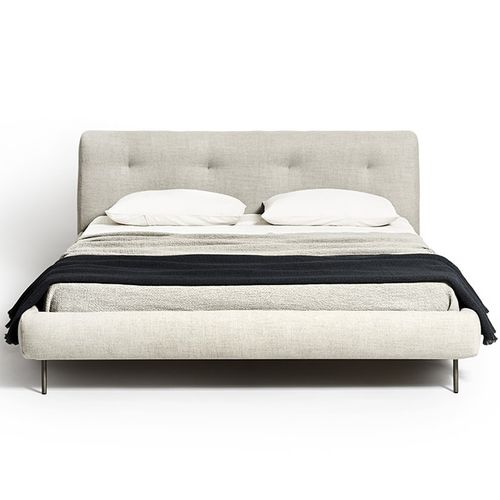 Letto matrimoniale - Imera - DePadova - contemporaneo / imbottito / con testiera imbottita