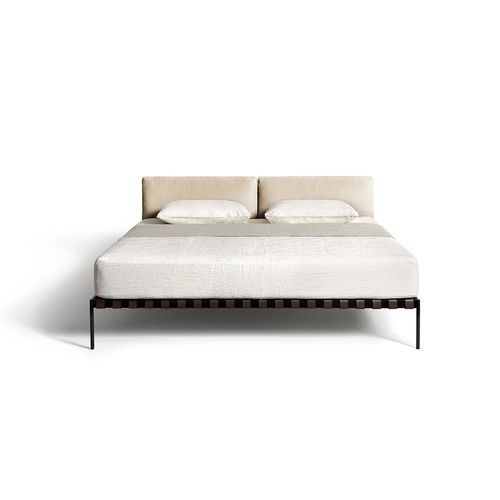 Letto matrimoniale - Étiquette - DePadova - contemporaneo / imbottito / con testiera
