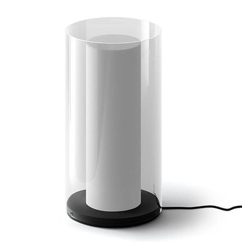 Lampada da tavolo - Cilindri - DePadova - in vetro sabbiato / contemporanea / con cavo
