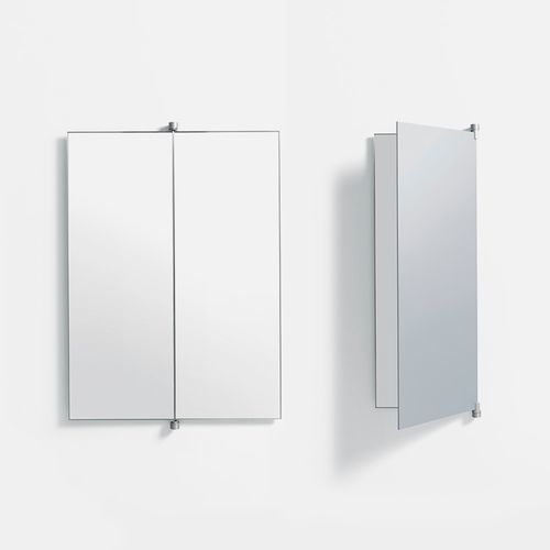 Specchio a muro - Book - DePadova - contemporaneo / rettangolare / in alluminio anodizzato