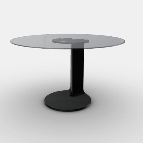Tavolino contemporaneo - TL59 - Cassina - in vetro / con supporto in metallo / rettangolare