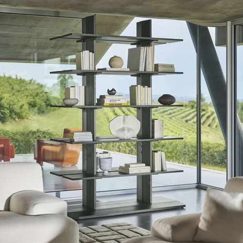 Libreria a muro - FF SPINE - Cassina - contemporanea / contract / in legno