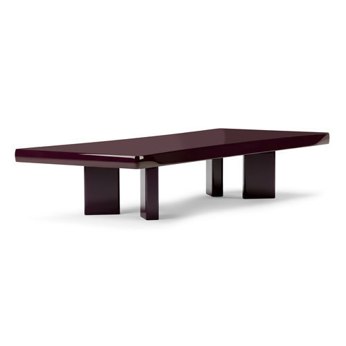 Tavolino basso contemporaneo - Plana - Cassina - in legno massiccio / con supporto in quercia / con supporto in noce