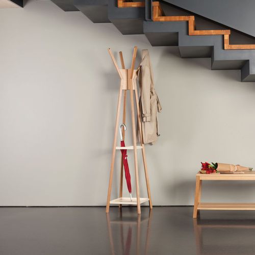 Appendiabiti da terra - MAGELLAN - Woodman Ltd. - contemporaneo / in lamiera / in rovere