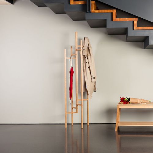 Appendiabiti da terra - EIGEN - Woodman Ltd. - contemporaneo / in rovere