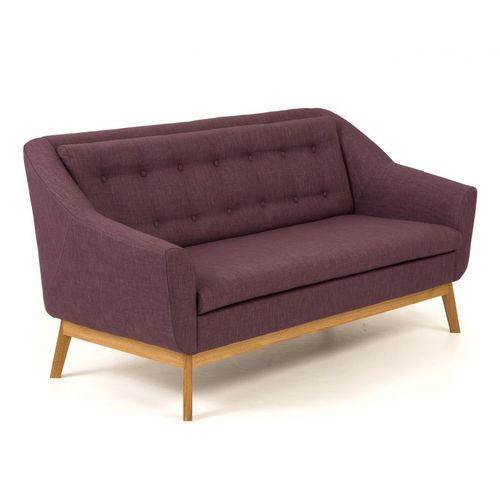 Divano contemporaneo - PAULA - Woodman Ltd. - in tessuto / per cuscini / viola