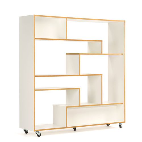 Libreria a rotelle - SOUTHBURY - Woodman Ltd. - contemporanea / in rovere / in melaminico