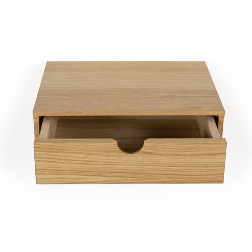Comodino contemporaneo - FARSTA - Woodman Ltd. - in rovere / rettangolare / con cassetti