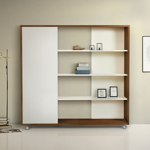 Scaffale a rotelle - ADALA - Woodman Ltd. - a paravento / contemporaneo / in rovere