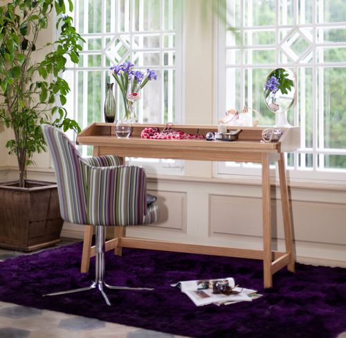 Scrivania contemporanea - ST JAMES  - Woodman Ltd. - in rovere / impiallacciata in legno