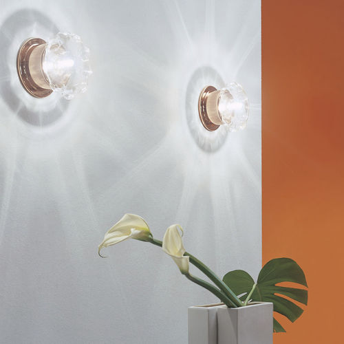 Applique contemporanea - Pasticcioni - ALBUM - da interno / in vetro borosilicato / in acciaio