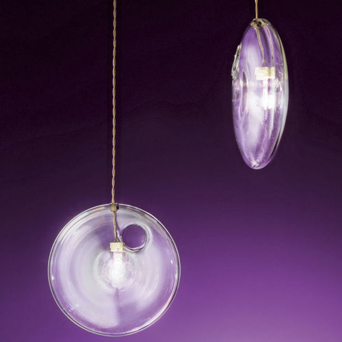 Lampada a sospensione - Ostrica - ALBUM - in vetro borosilicato / contemporanea / con cavo