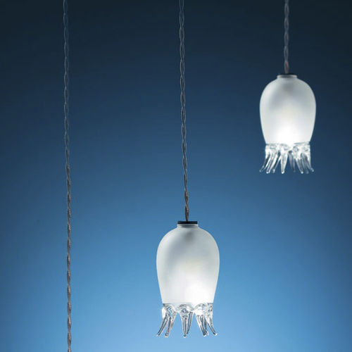 Lampada a sospensione - Seppiolina - ALBUM - in vetro borosilicato / contemporanea / con cavo