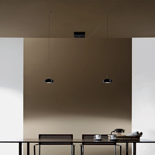 Lampada a sospensione - Miniled - ALBUM - in vetro / contemporanea / con cavo