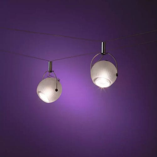 Illuminazione su cavi LED - Fredginger - ALBUM - rotonda / in vetro borosilicato / da interno