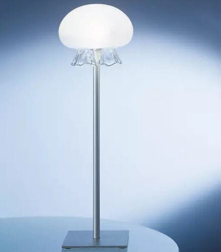 Lampada per ufficio - Medusina - ALBUM - da comodino / in acciaio / in vetro borosilicato
