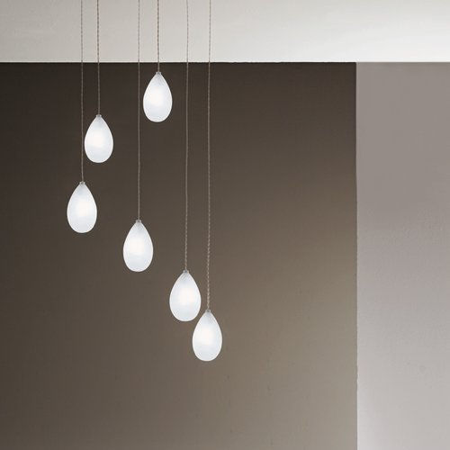 Lampada a sospensione - Goccia - ALBUM - in vetro borosilicato / contemporanea / con cavo
