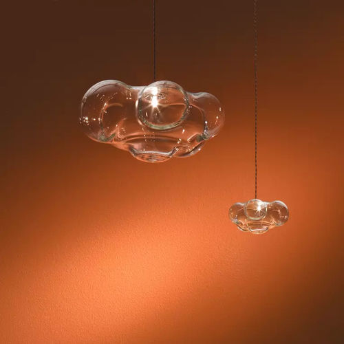 Lampada a sospensione - Nuvola - ALBUM - in vetro borosilicato / contemporanea / con cavo