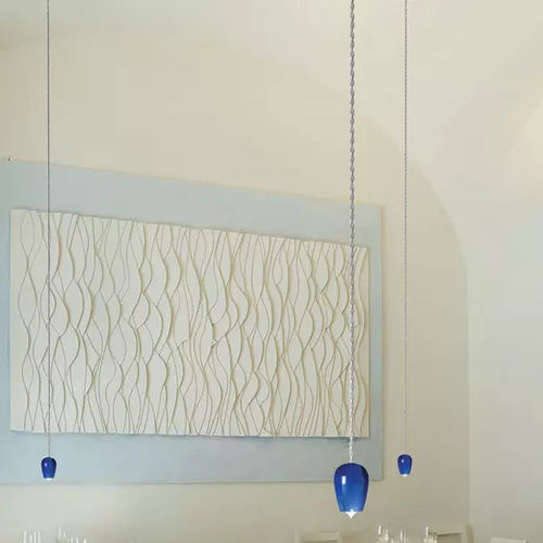 Lampada a sospensione - Pendolino - ALBUM - in vetro soffiato / contemporanea / con cavo