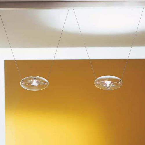 Illuminazione su cavi LED - Popone - ALBUM - altre forme / in vetro borosilicato / da interno