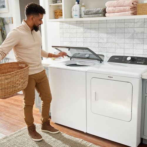 Lavatrice a carico dall'alto - WTW6150PW - Whirlpool - per uso residenziale / Energy Star