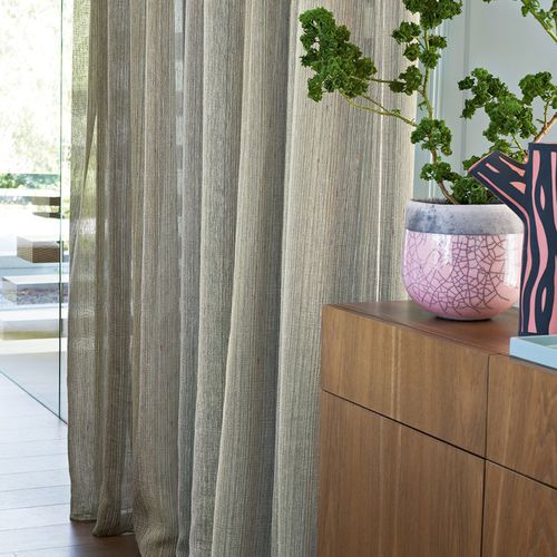 Tendina voile a tinta unita - ZIMMER + ROHDE : METROPOLITAN - Zimmer + Rohde GmbH - a motivi / in lino / in Trevira CS®