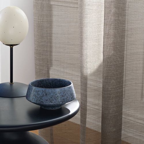 Tendina voile a tinta unita - ZIMMER + ROHDE : DESTINATIONS - Zimmer + Rohde GmbH - a righe / in cotone / in poliestere