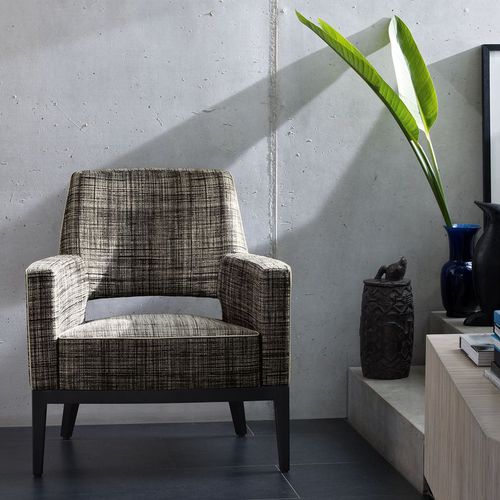 Sedia contemporanea - ZIMMER + ROHDE : RELAX - Zimmer + Rohde GmbH - da interno / in tessuto / con supporto in legno